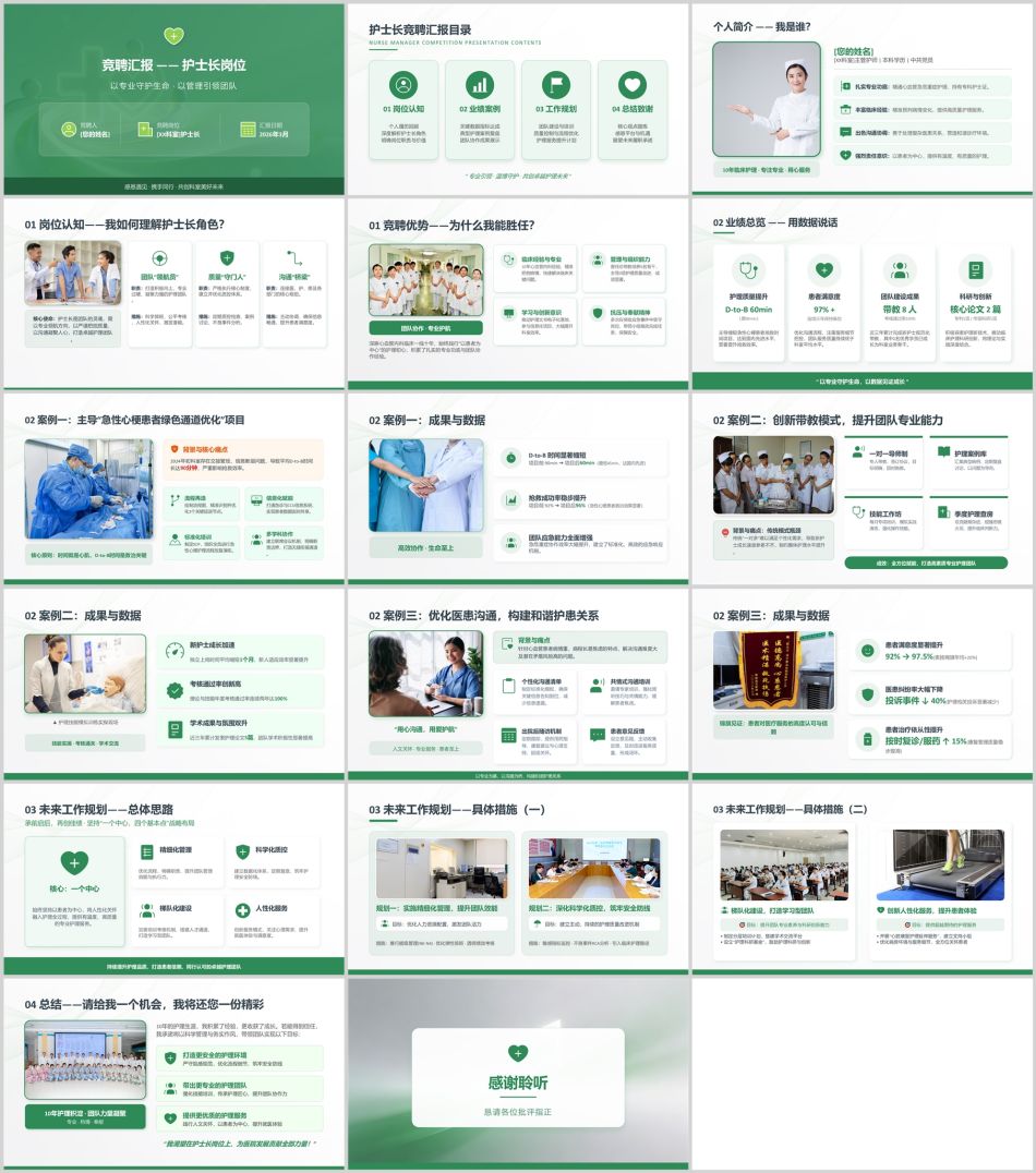 护士长竞聘汇报