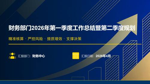 季度总结汇报数据财务销售管理运营